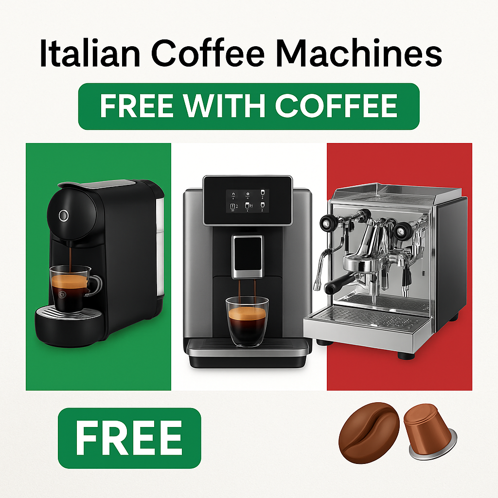 We’ve Launched in the USA: Get Your Italian Coffee Machine for Free