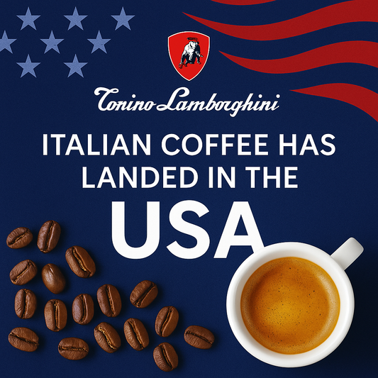 Tonino Lamborghini Coffee Has Arrived in the USA